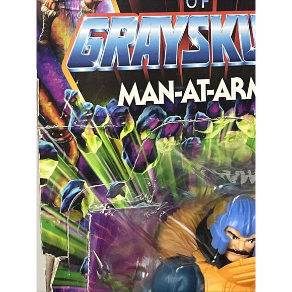 Mattel MOTU TMNT Turtles Of Grayskull Man-At-Arms 5.5" Figure New W/ Box Damage - Picture 10 of 16